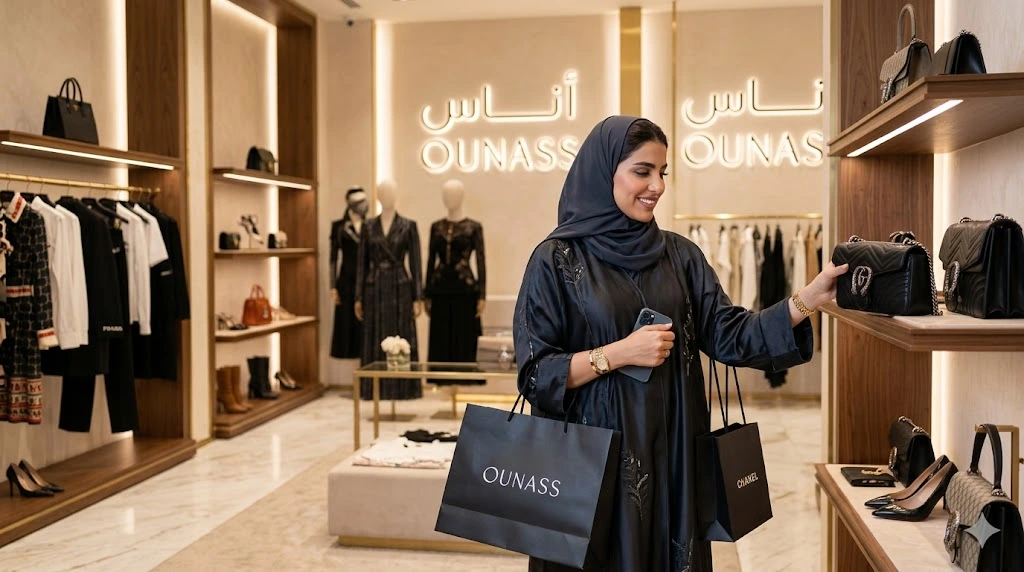 مراجعة متجر أُناس (Ounass) السعودية: وجهتك الأولى لتسوق الأزياء الفاخرة والبراندات العالمية.