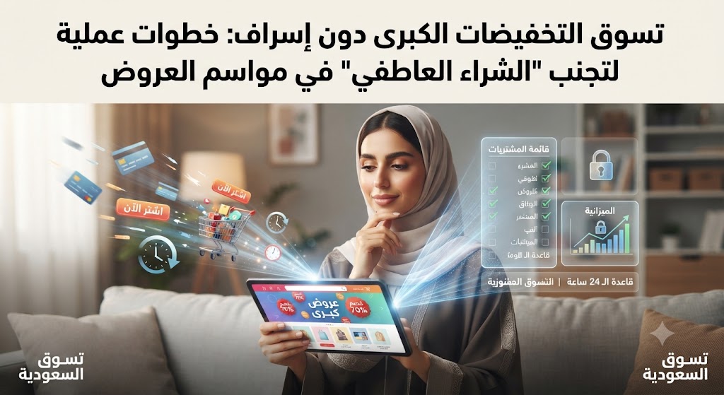 تسوق التخفيضات الكبرى دون إسراف: خطوات عملية لتجنب “الشراء العاطفي” في مواسم العروض