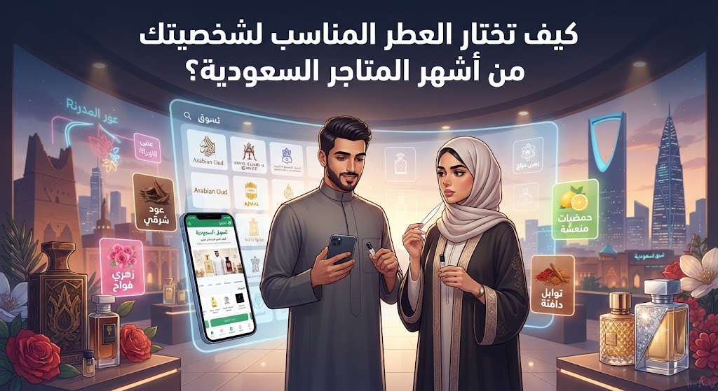 كيف تختار العطر المناسب لشخصيتك من أشهر المتاجر السعودية؟